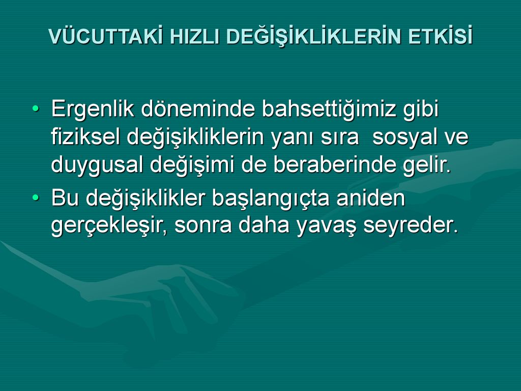 ERGENLİK DÖNEMİ SORUNLARI VE ERGENLERLE İLETİŞİM ppt indir